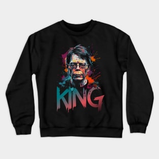 Stephen King portrait Crewneck Sweatshirt